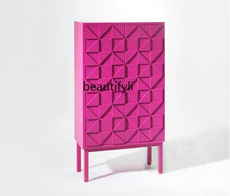 

Итальянский креативный шкаф-сервант для гостиной, спальни, цветной шкаф для обуви для прихожей