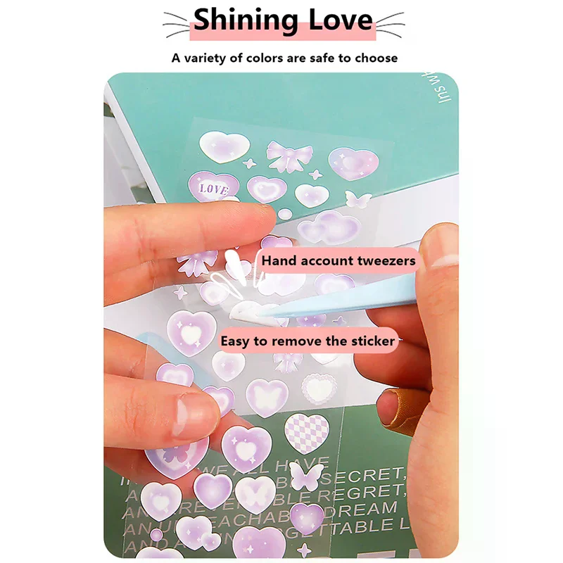 1세트 스크랩북 스티커 수공예 도구 플라스틱 핀셋 스크레이퍼 멀티툴 문구 DIY 저널 앨범 학용품