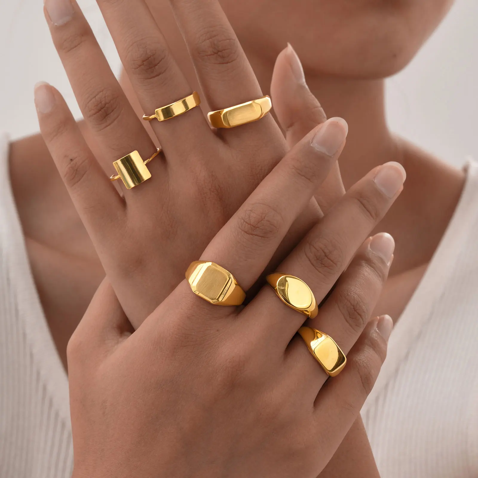 ファッションリング 500点 女性 男性 Ny6-241012Z2 Amazon.com: TZ.2 Women's Fashion 18K Gold Plated Flower Ring
