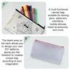 5/10pcs Non Woven Pen Bag Cartoon Pattern DIY Coloring Office Educational Supplies Student Stationery Storage Bag Reward TMZ 5