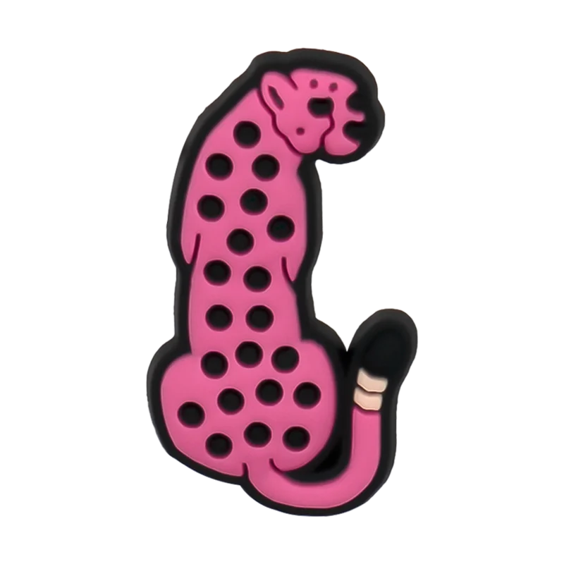 1/23pcs Leoparden muster Schuh Charms niedlichen Herz Kuh Lippenstift Schuh zubehör für Frauen Sneaker Clog Schnalle Pin Schuh dekorationen – Detail 6