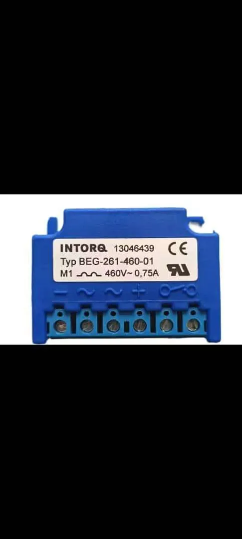 INTORQ BEG-261-460-01 460V 0.75A용 브레이크 정류기 - 모터 제어 기능에 이상적인 고정밀 신뢰성 성능