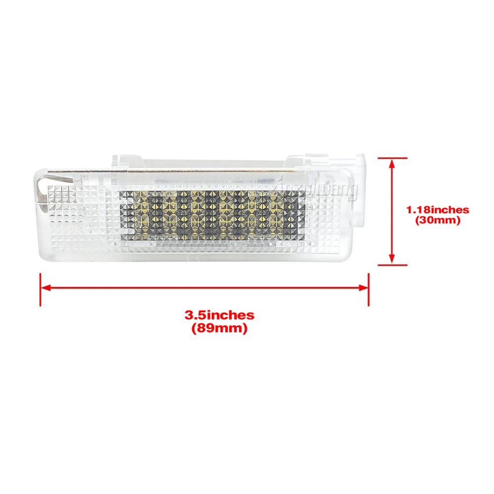 1Pcs For VW Golf Mk5 03-09 Mk6 Mk7 Passat B6 B7 B8 CC Seat Loen Ibiza LED Luggage Interior Dome Light Car Trunk Compartment Lamp images - 6