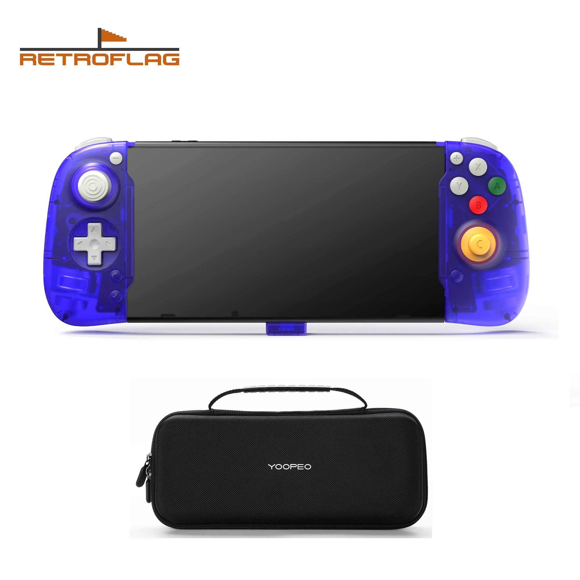Retroflag Handheld Controlador Gamepad com Sensor Hall Joystick para Nintendo Switch Oled ns Console Jogo Lidar com Acessórios