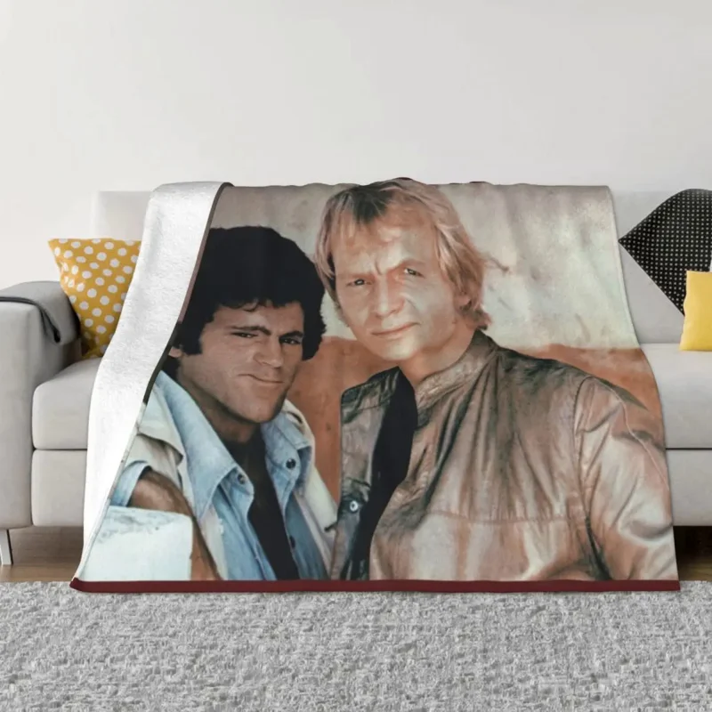 

Starsky and Hutch Throw Blanket Multi-Purpose Blanket Luxury Hairy Blankets anime