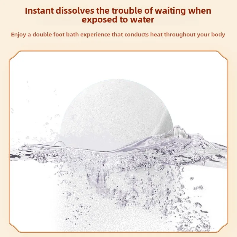 10pcs Goat's Milk Essential Oil Foot Pills Instant Bath Pills Household Non-Boiling Bath Ball Foot Care Solution