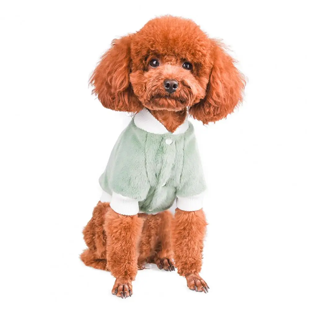 Cozy Pet Sweater Acrylic Fiber Pet Winter Clothing Round Neck Close-fitting Outdoor Use Pet Sweater
