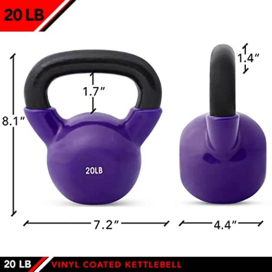 Kettlebell Weights Vinyl Coated Iron