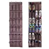 Wall Hanging Shoe Storage Organizer Bag Shoes Rack Over The Door Fabric Cabinet Closet For Clothes 4