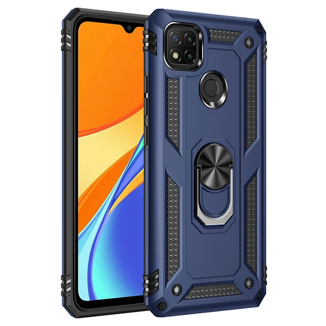 For Xiaomi Redmi Note 9 Case Redmi Note 9 Pro Case Shockproof Bumper Armor  Military Ring Holder Magnetic Hard Case Cover - Mobile Phone Cases & Covers  - AliExpress