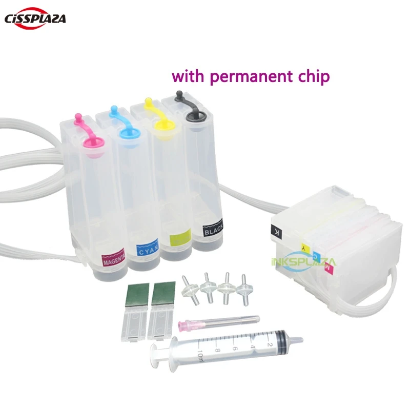 CISSPLAZA empty CISS With permanent chip compatible for HP 950 951 P950 XL 951XL for Officejet Pro 8100 8600 8610 8620 8680 8615