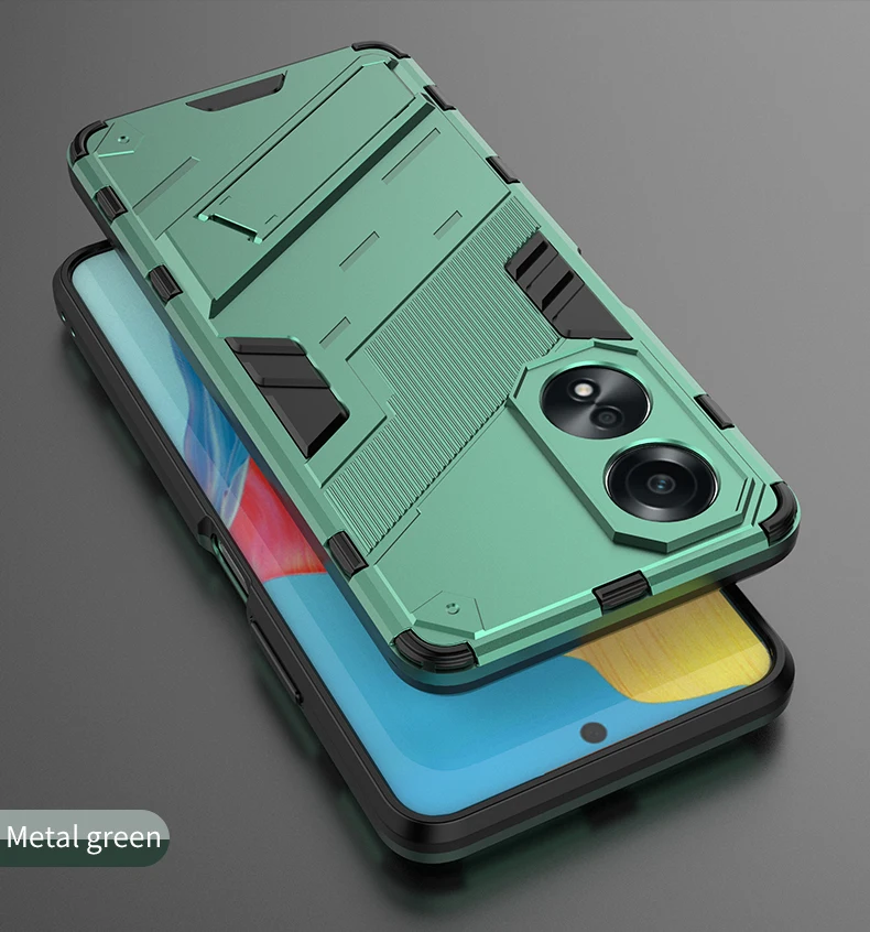 Fundas Voor OPPO A18 A38 A58 A78 4G Case Bumper Shockproof Armor Beschermende Terug Coque voor Realme C51 c53 C55 Telefoon Cover_voghion.com