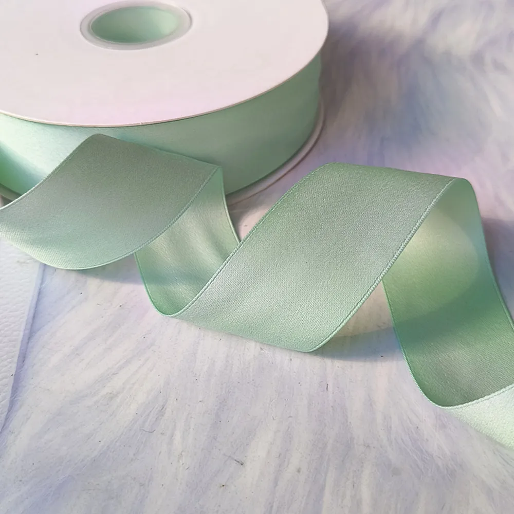 Elegant Matte Satin Ribbon for DIY Crafts and Decorations - 5 Yards, 3.8CM