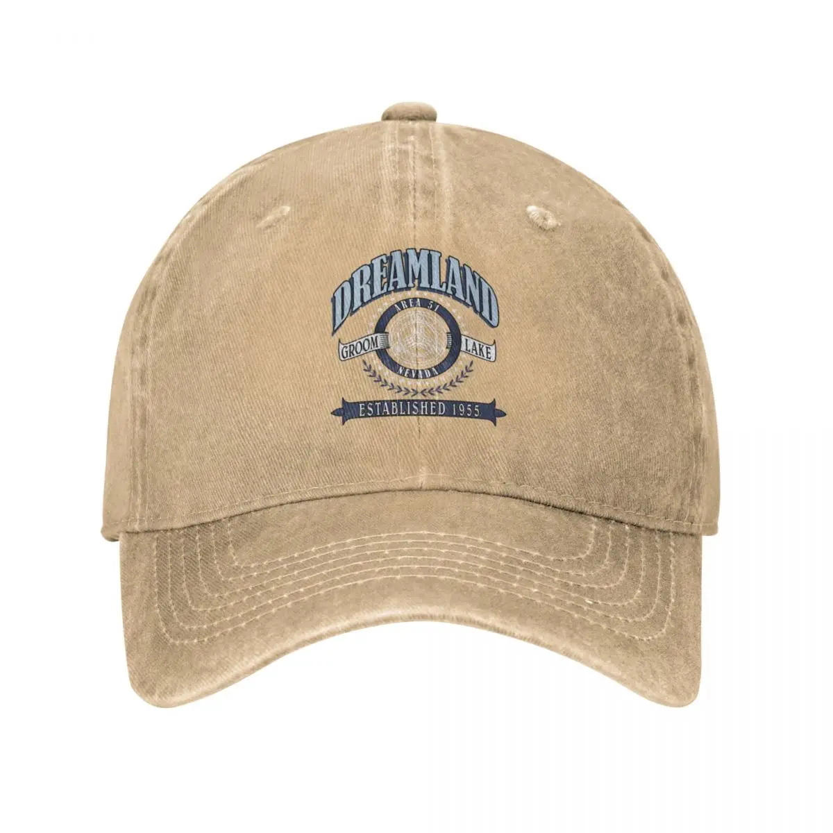 

Area 51—Groom Lake—Established 1955 Secret US Nevada Test Facility Emblem with UFO Cap Cowboy Hat hats Hat female Men's