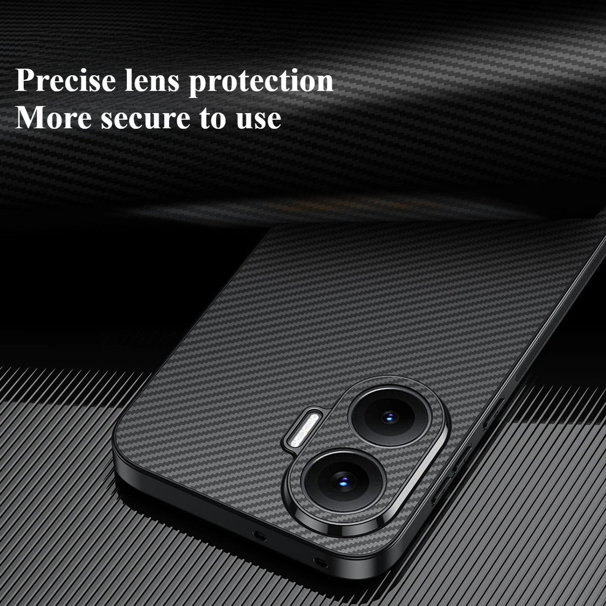 Kevlar Texture Soft Edge Anti-Fall Bumper Case