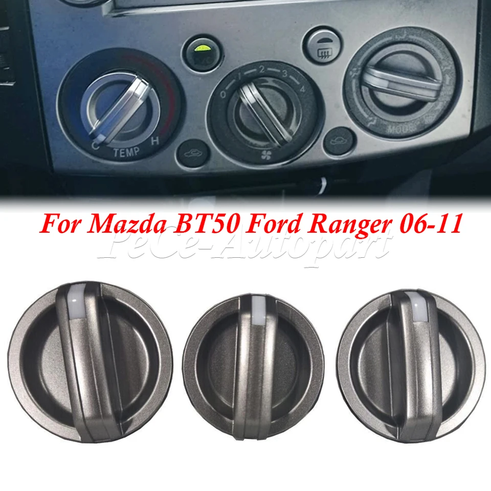 Boutons De Commande De Ventilateur De Chauffage, Pour Ford Ranger PJ/PK Pour Mazda BT-50 UN 2006-11 1 Pièce