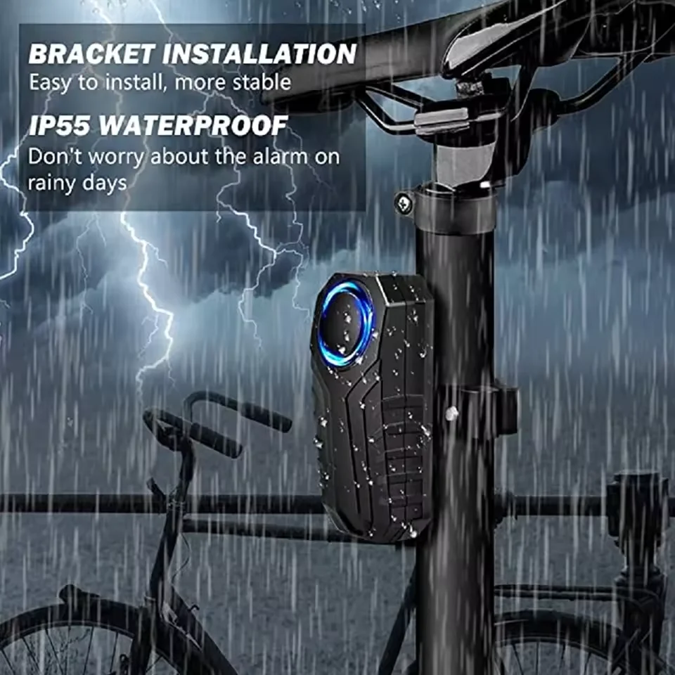 Bicycle Alarm Bike Anti-Theft Alarm SF22R Wireless Remote Control Motorbike Alarm System Kits Outdoor Security Protection Vehicle Positioning,bicycle alarm,wireless alarm