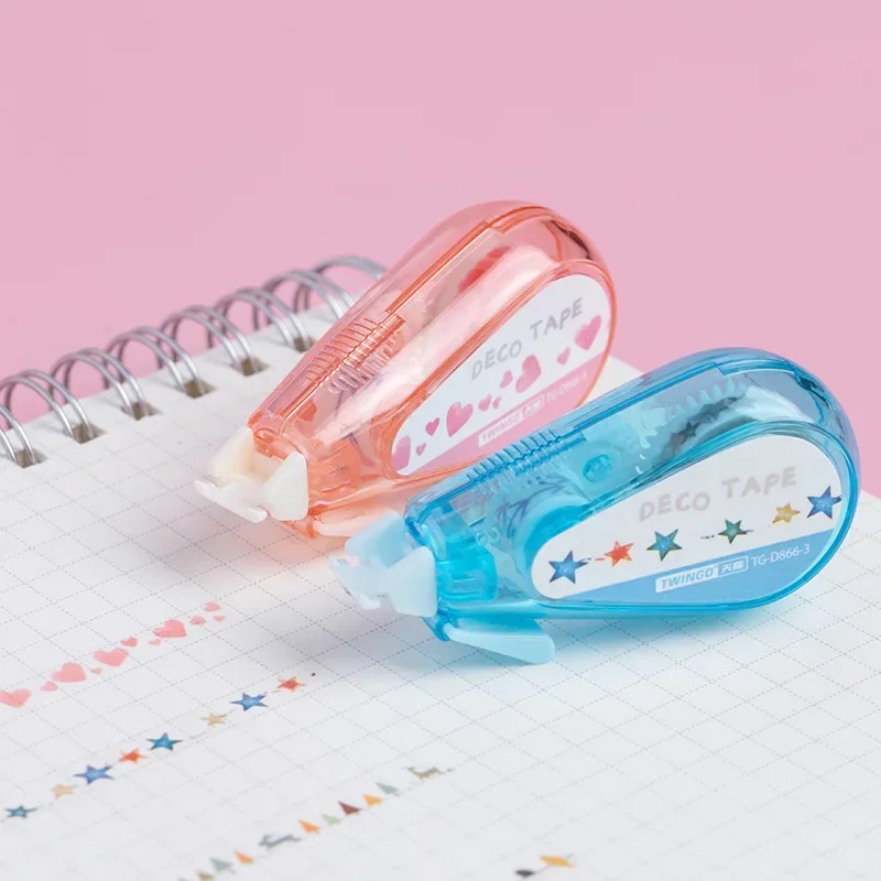Kawaii Correction Tape Lovely Cartoon Cake Heart Style Correction Tape for DIY Decorative Scrapbook Journal Student Supplies 1pc