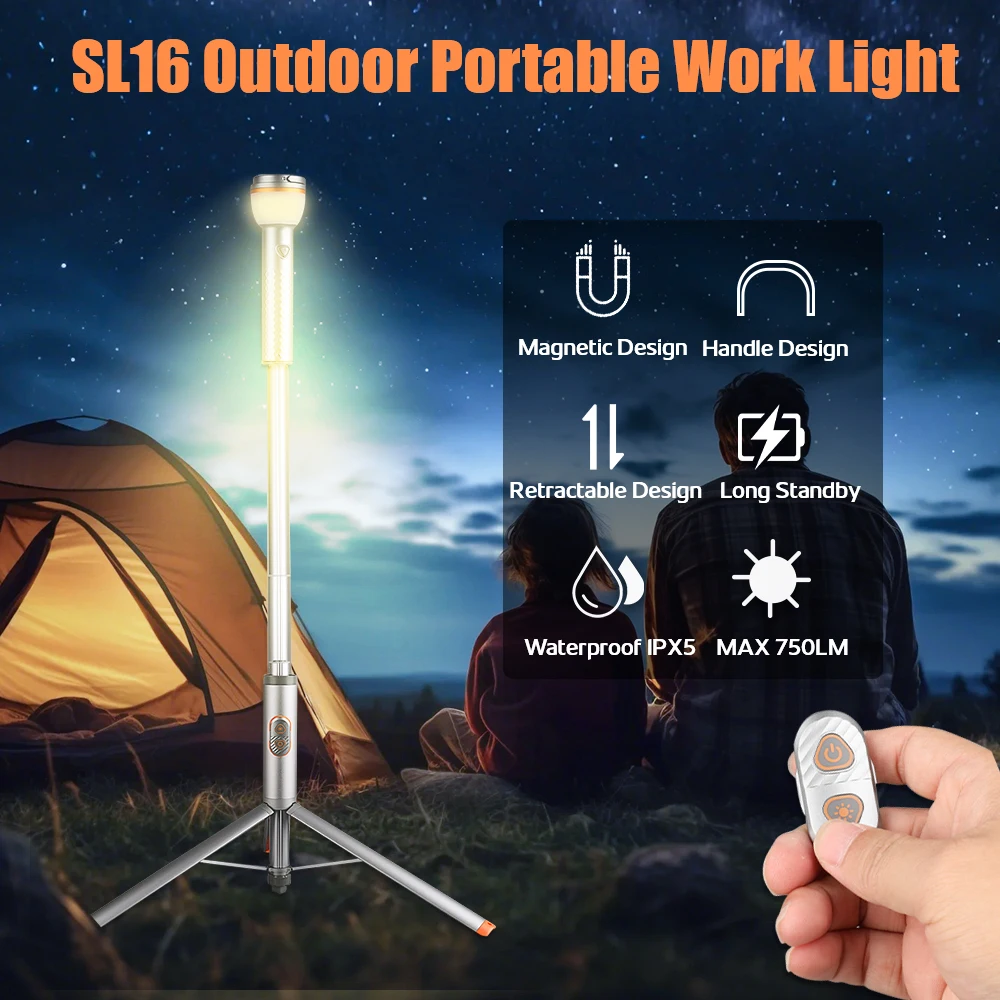 SKYRAY SL16 Camping lantern Work Light rechargeable lamp LED Emergency Lamp Outdoor Portable Lanterns with Magnetic Flashlight 1 SKYRAY SL16 Camping lantern Work Light rechargeable lamp LED Emergency Lamp Outdoor Portable Lanterns with Magnetic Flashlight 1