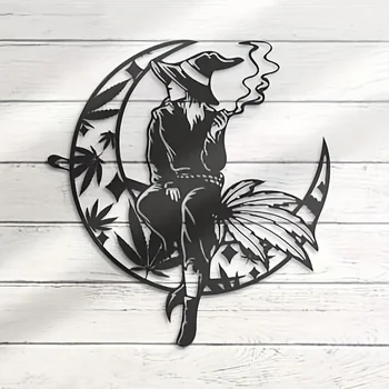 Moon Witch Metal Wall Art 3
