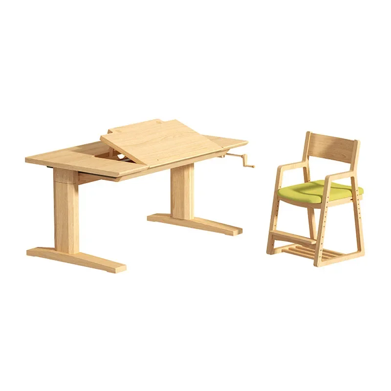 Ergonomic Wooden Tables Folding Room Minimalist Kid Table Makeup Children Mesinha Com Cadeira Infantil Kin Home Furniture
