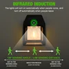 1~4Pcs Outdoor Solar Wall Lamp Waterproof Tungsten Filament Lamp Induction Lamp Household Light Garden Wall Light 4