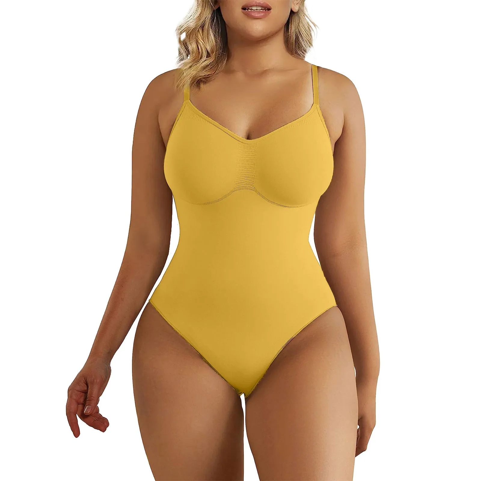 Bodysuit For Women Shapewear Seamless Sculpting Thong Body Shaper Tank Top Youthful Woman Clothes Female Clothing Bodysuit Women