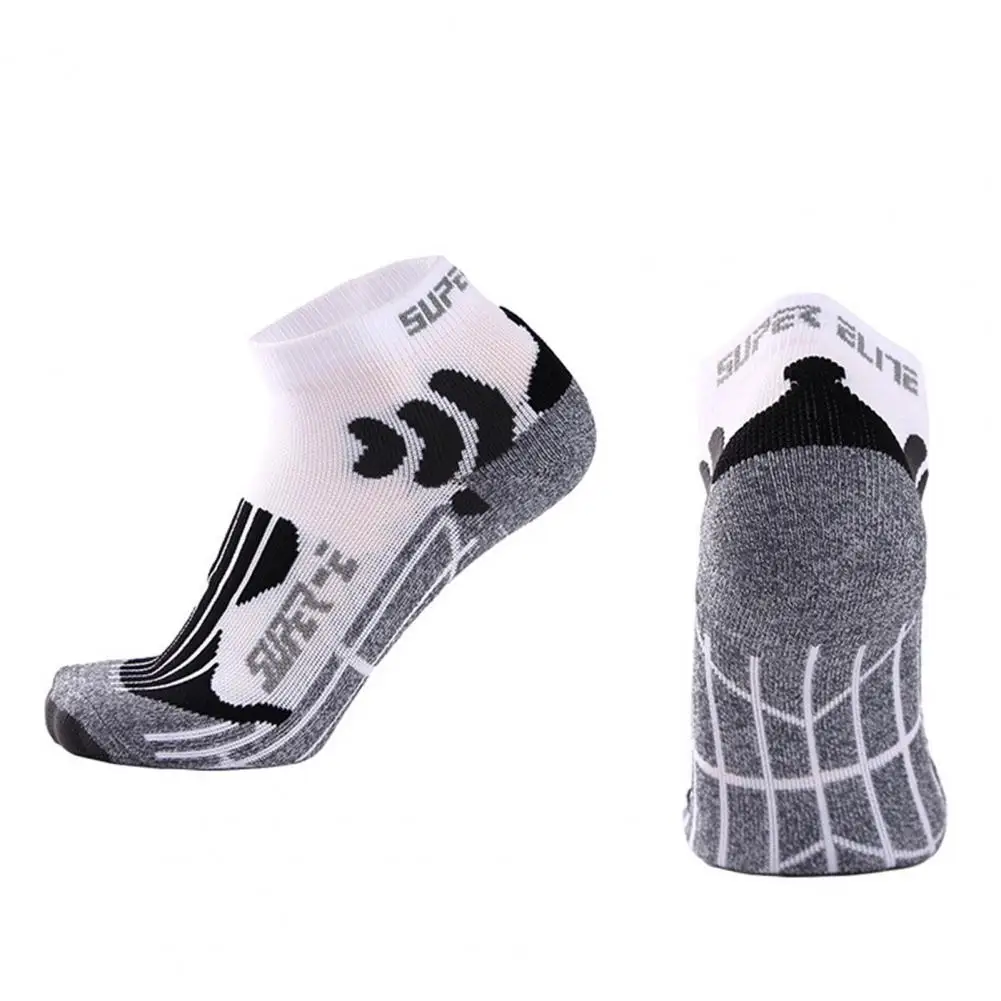 1 Pair Sport Ankle Socks Comfy Elastic Shock-proof Unisex Running Knitted Socks Running for Badminton running socks
