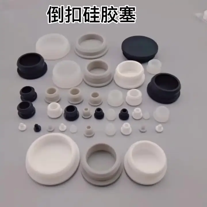 10 Tappi In Gomma Silicone Per Fori A Scatto – Da 2,5 Mm A 14 Mm, Trasparenti