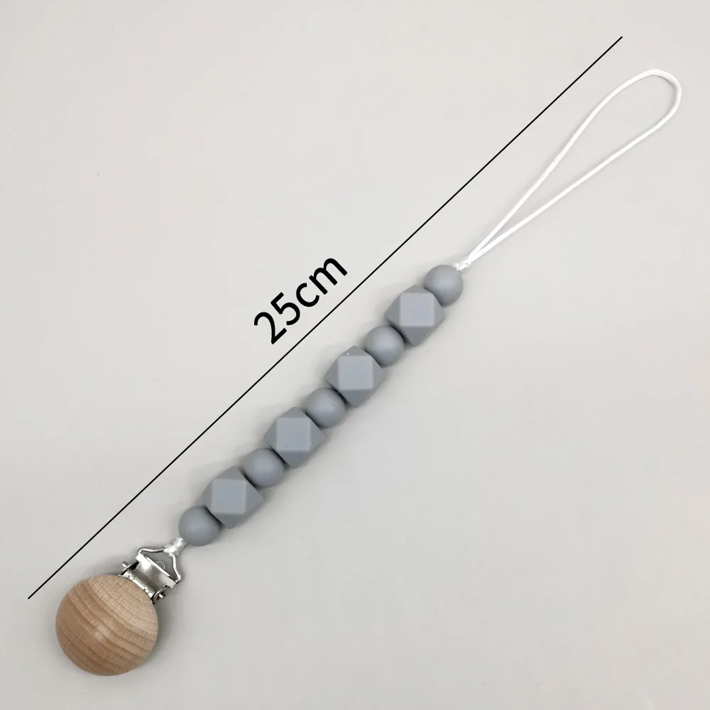 Baby Pacifier Clip for Teething - Chewable Soother Holder