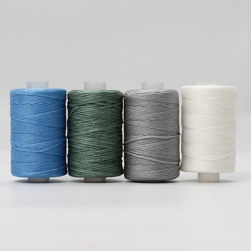 Description Picture 6 of item100M Waxed Sewing Threads Durable Strong Nylon Leather Sewing Waxed Thread Hand Wax Stitching DIY Hand Stitching Sewing Tool