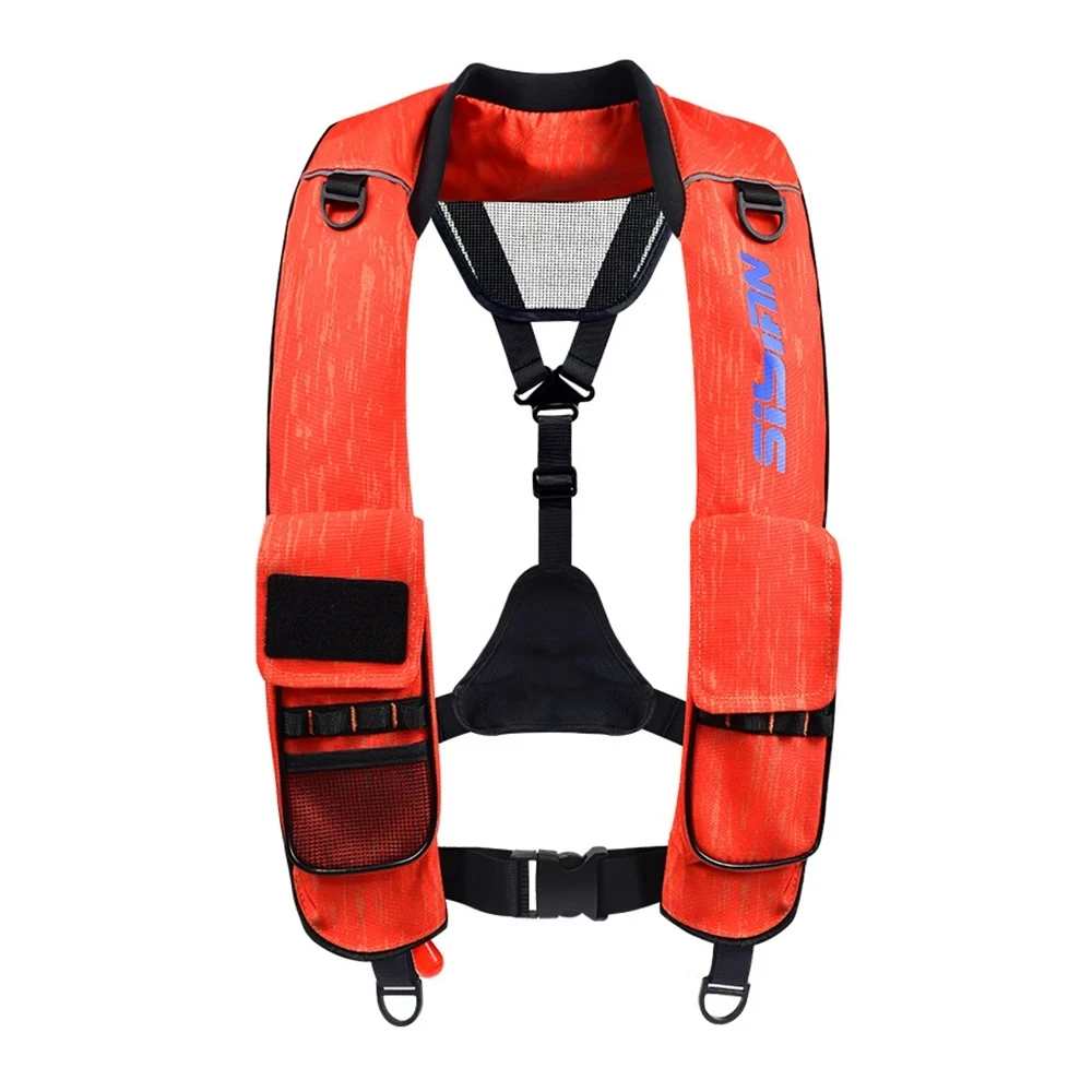 Gilet de sauvetage gonflable automatique pour adulte, veste de survie légère, pêche marine, natation, nouveau