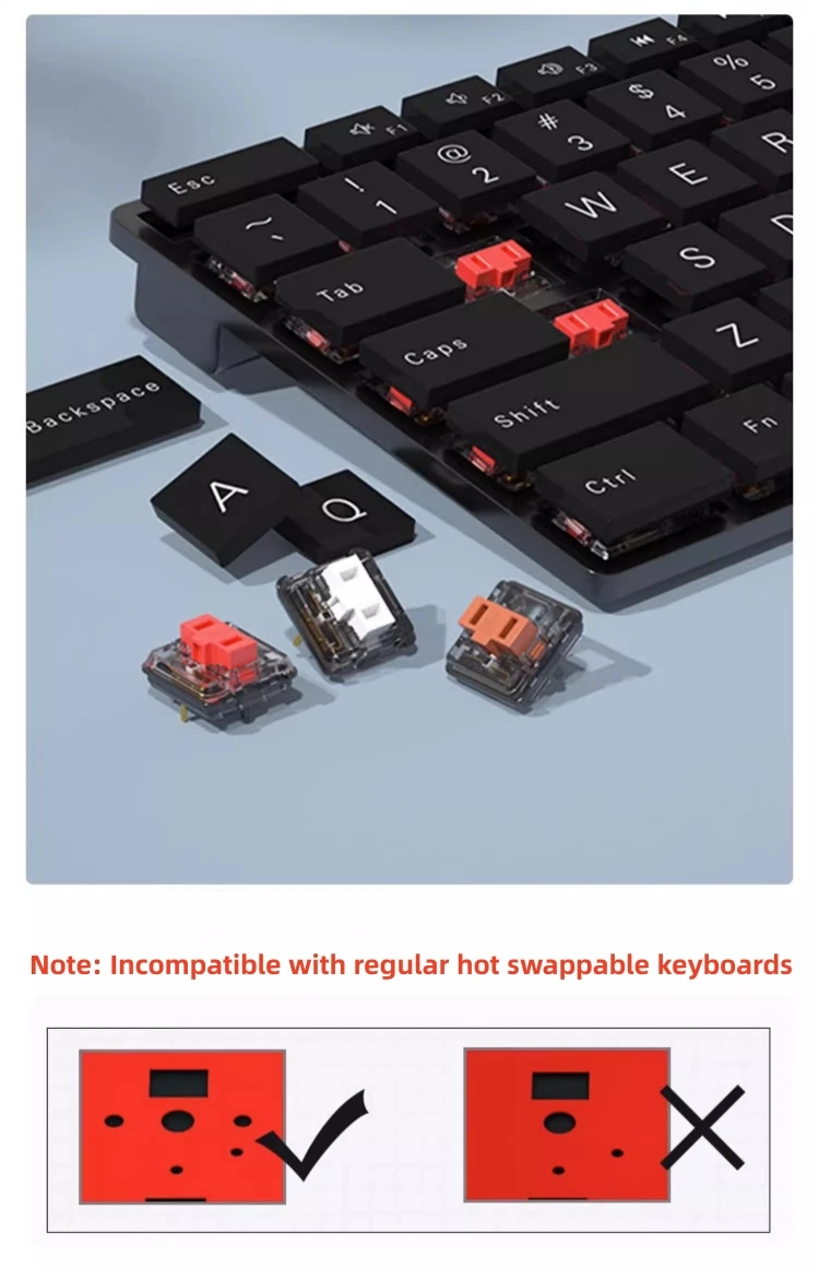 Kailh-interruptor rgb ultrafino para teclado mecânico do