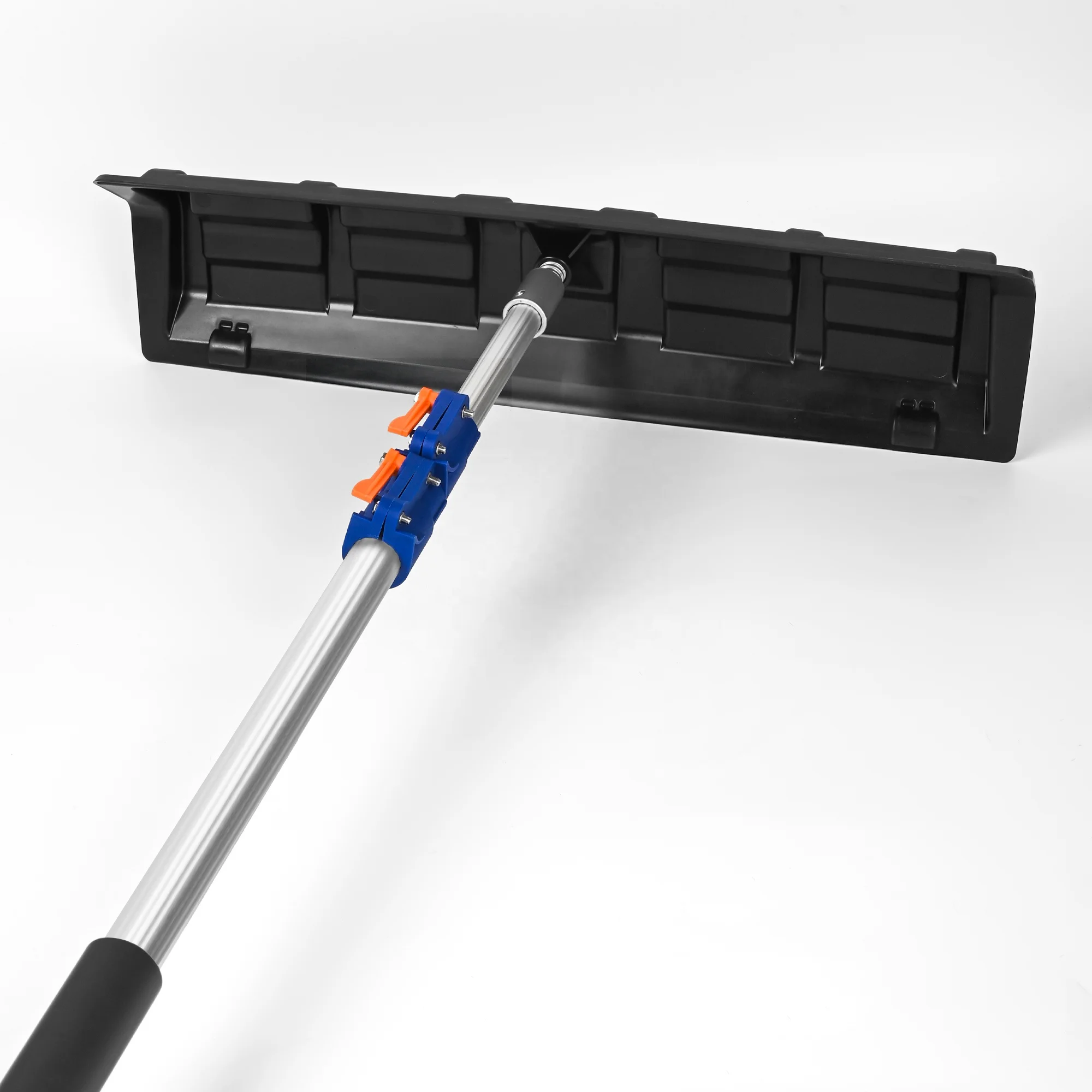 For Car 24 Inch Built-in Wheel Plastic Roof Snow Rake Roof Snow Shovel Removal Tools With Aluminum Telescopic Extension Pol