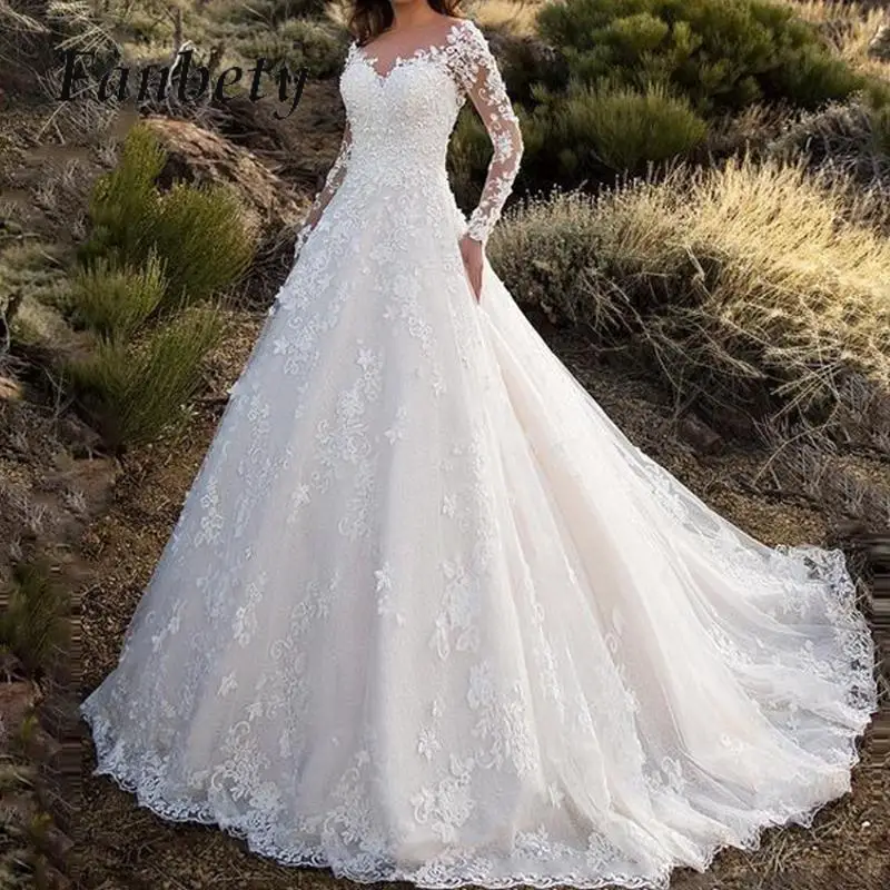 

Elegant Jacquard Transparent Wedding Dresses Women Sexy Lace Mesh Gala White Dress Graduation Dress 2023 Big Hem Party Dress