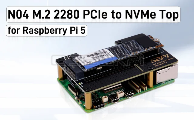 Scheda NVMe Per Raspberry Pi 5 | Supporta 4 SSD M.2 2230/2242/2260/2280 - Foto 7