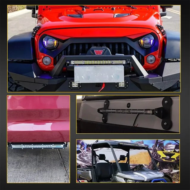 Barra Led PICAA 20 Pollici 180W - Impermeabile IP67, Per Fuoristrada, Camion E Barche - Foto 9