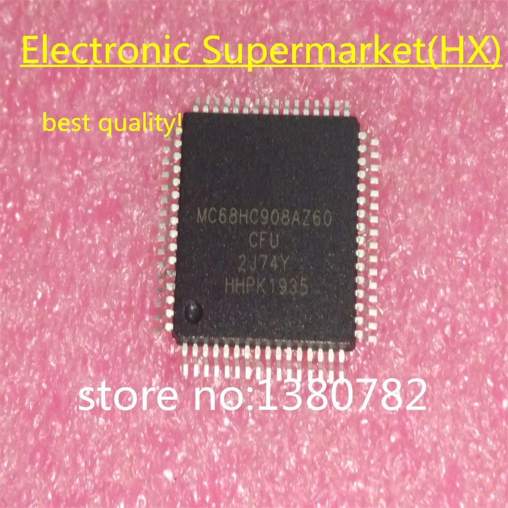 

New original stock 5pcs/lots MC68HC908AZ60CFU MC68HC908 MC68HC908AZ60 QFP-64 IC In stock!