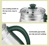 1500ML Electric Kettle Tea Cooking Pot Glass Teapot Home Appliance Automatic Multicooker For Office Home School 5