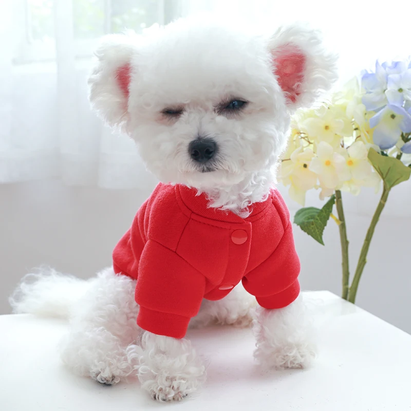 PETCIRCLE Dog Clothes Happy New Year Hoodie Sweater For Small Medium Dog Puppy Cat All Seasons Pet Cloth Costume Supplies Coat