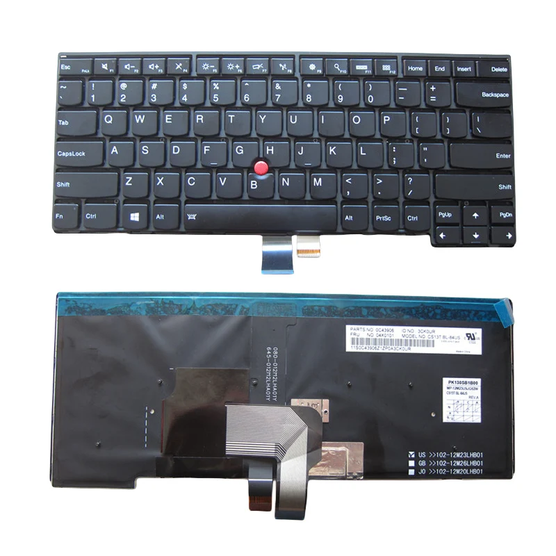 

New Original For Lenovo ThinkPad T440 T440P T440S T431 E431 E440 US Backlit Illuminated Keyboard Chicony 04X0101 04X0139 01AX080