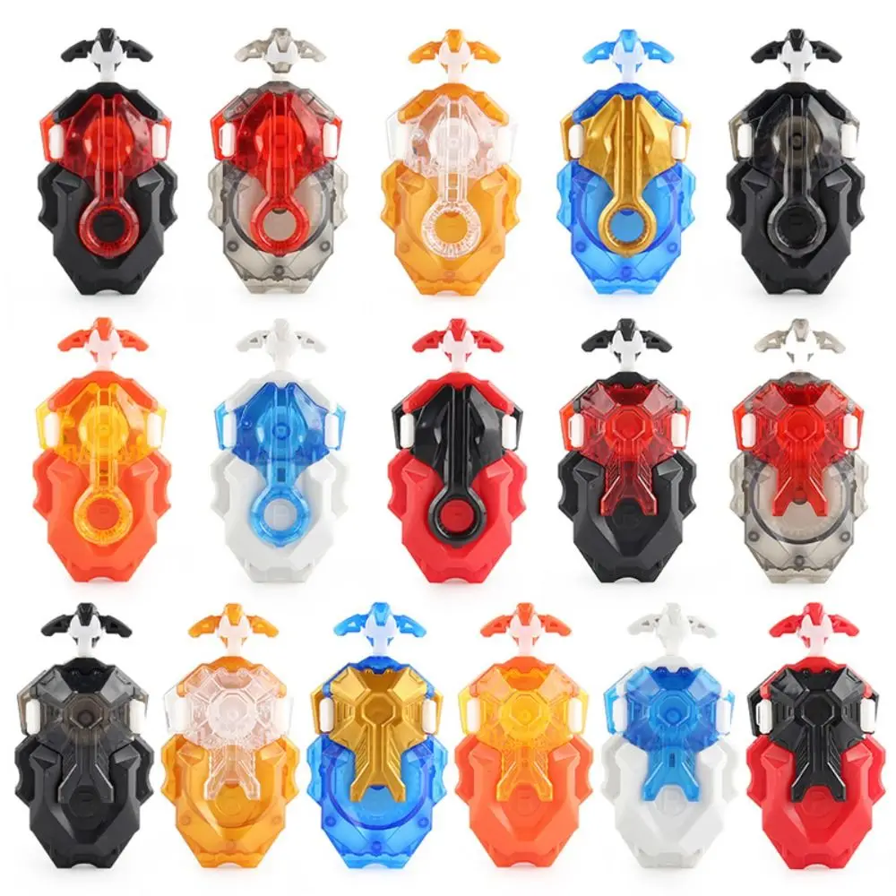 Spinning Tops Launcher Beyblade Fighting Gyro Spinning Top Set Metal Tube With Launcher Crack Series Anime Kids Gift Funny