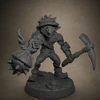 Sparksoot Goblin - D Miniatures Unpainted Miniatures for Tabletop and Role Playing Games Room Decoration 5