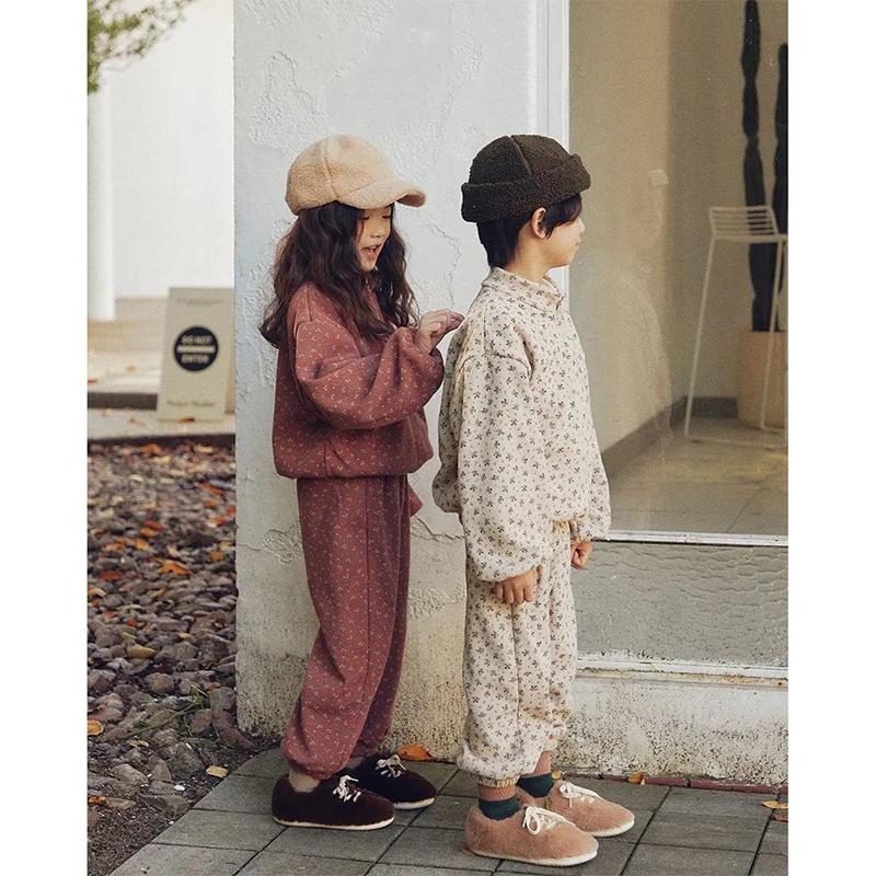 Toddler Kids Hoodie Suits Casual Style Clothing Set