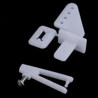 10 Sets Medium Lock On Nylon Control Horn And Clevis 21mm Set Rudder Servo Ailerons Elevators For RC Fixed Wing Airplane - Image 6