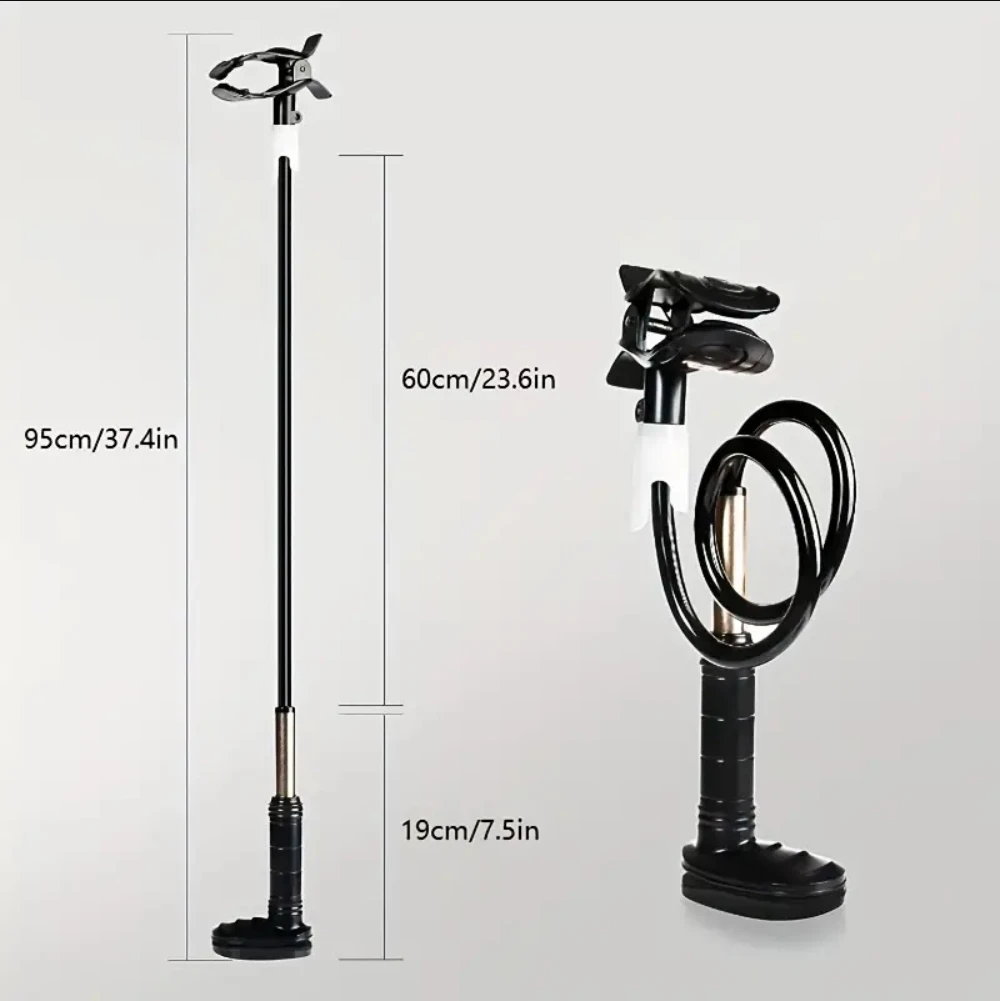 BMC CPAP Hose Holder Mask Holder With C-shaped Clip 360&deg; Rotation Adjustable Height Prevent Condensation From Accumulating