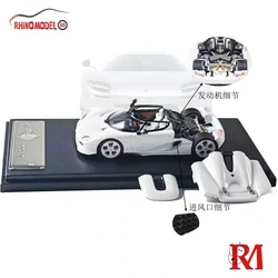 Silver Diecast Model Car - Premium Collectible (WHITE)