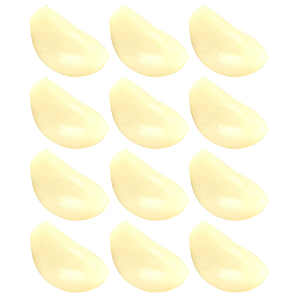 

12 Pcs Artificial Garlic Home Accents Decor Simulated Cloves Fake Vegetable Model Pvc
