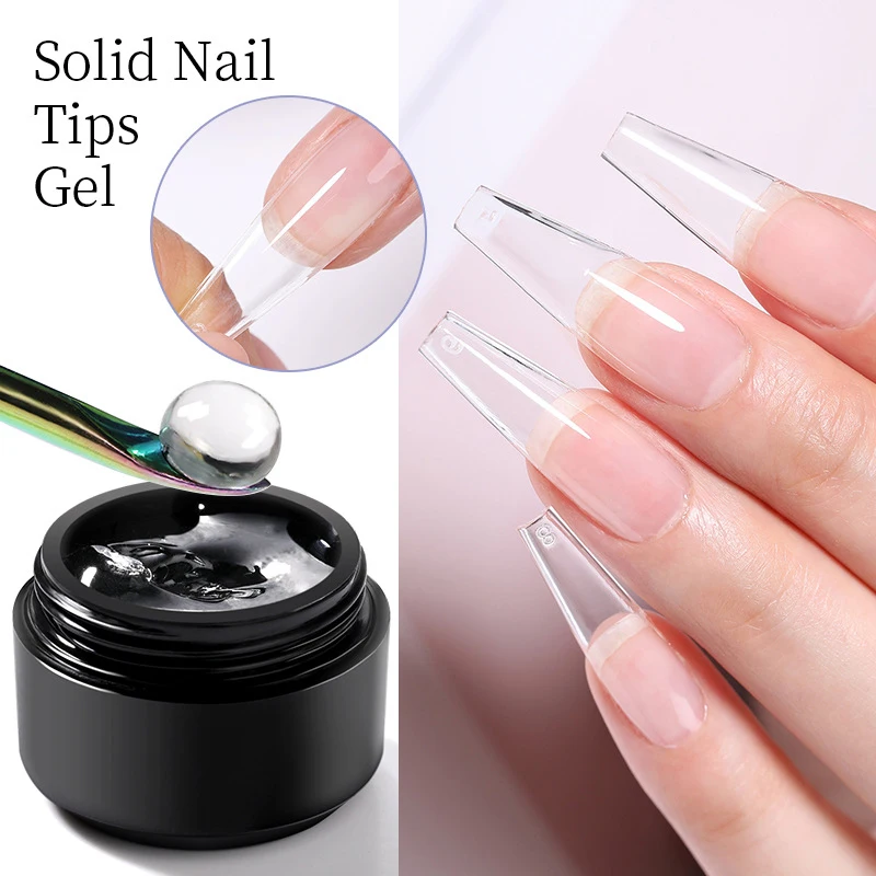 

Solid Fake Nail Patch Gel Acrylic Artificial Nail Extend Glue Soak Off UV LED Fake Manicure Extension Gel Nail Tip Tools