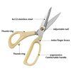 Tailor Scissors Stainless Steel Clothes Cloth Leather Scissors Sewing Dressmaking Cutter Trimming 3